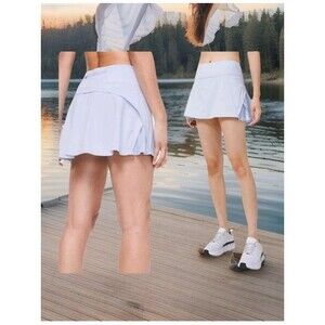 Lululemon Play off the pleats  Skort SIZE 6 Serene blue  NWOT